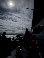 Night Sailing on Peligroso under the Buck Moon of July 13